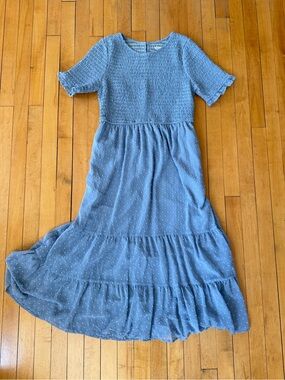 Dusty blue FEHRNVI midi dress